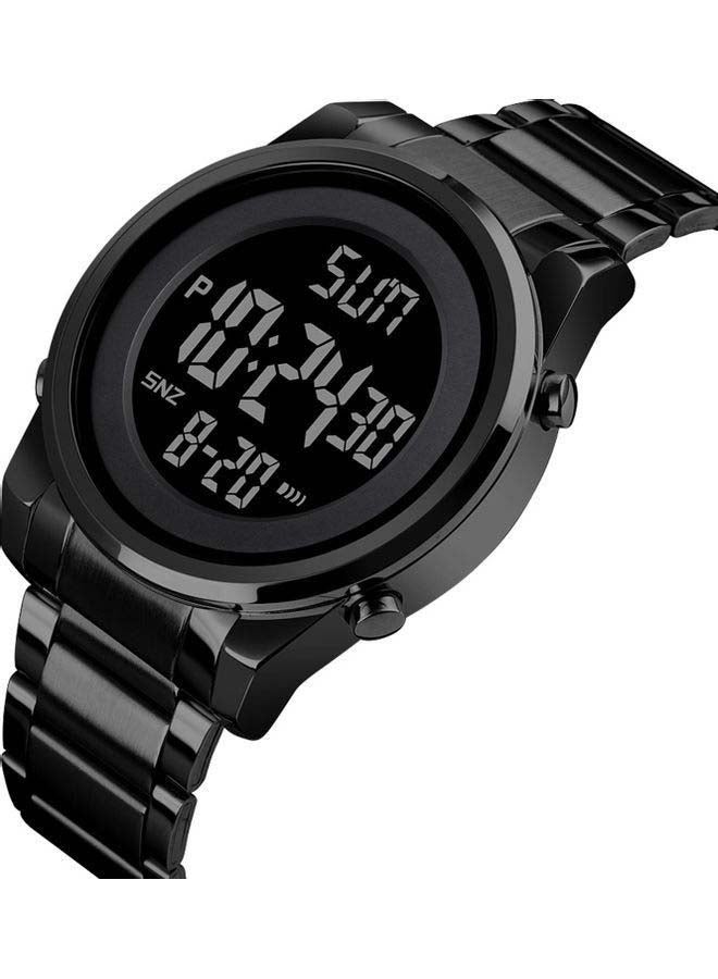 سكمي ساعة يد رقمية - قياس 52 مم - لون أسود للرجال - Image 2