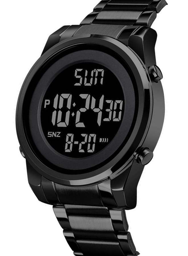 سكمي ساعة يد رقمية - قياس 52 مم - لون أسود للرجال - Image 5