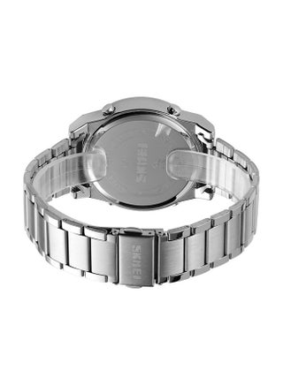 Men's Digital Business Watch - 52 mm - Silver - view 3
