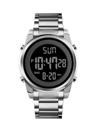 Men's Digital Business Watch - 52 mm - Silver - view 2