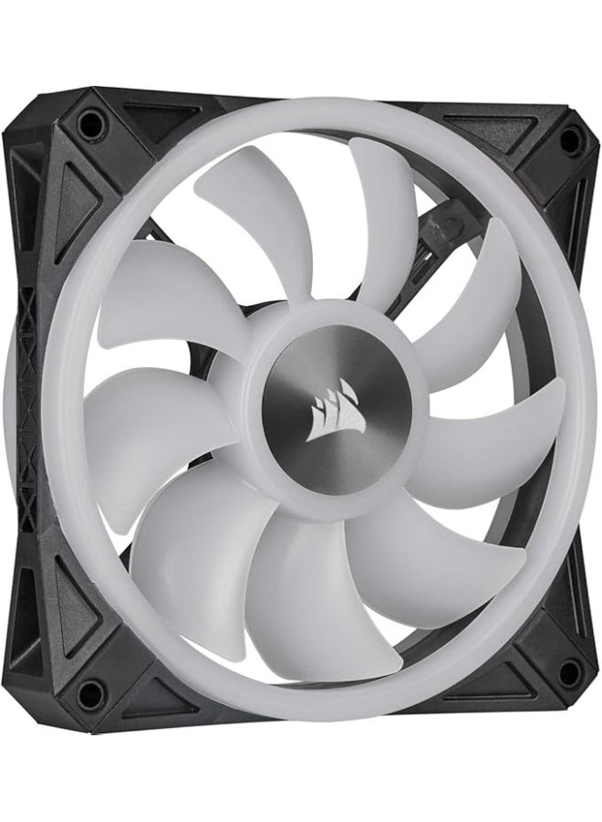 QL Series, QL120 RGB, 120mm RGB LED Fan, Triple Pack with Lighting Node Core
