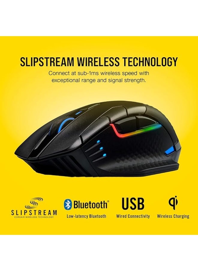 CORSAIR Dark Core RGB Pro SE, Wireless FPS/MOBA Gaming Mouse with Slipstream Technology - Image 2
