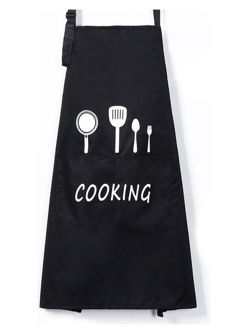 Olliwon Adjustable Kitchen Chef Apron Multicolour 0.2x72x68cm - Image 1