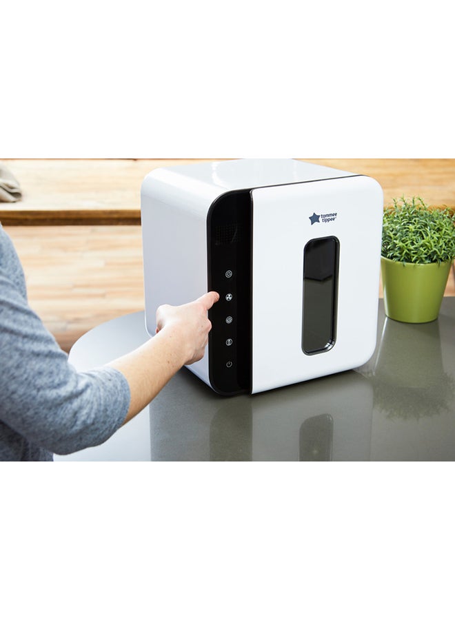 tommee tippee - UV 3-in-1 Sterilizer And Dryer For Baby Bottles Accessories, Kills 99.9% Of Bacteria And Viruses, Steam And Water Free, White - Image 1