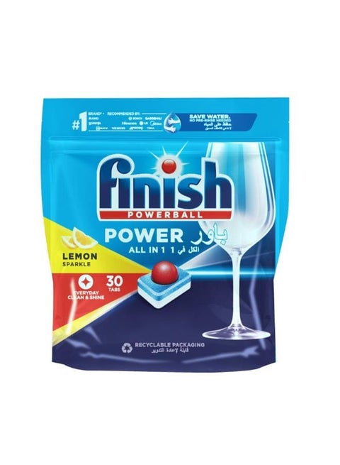 Lemon Dishwasher Tablets, 30 Tablets - Red 16grams