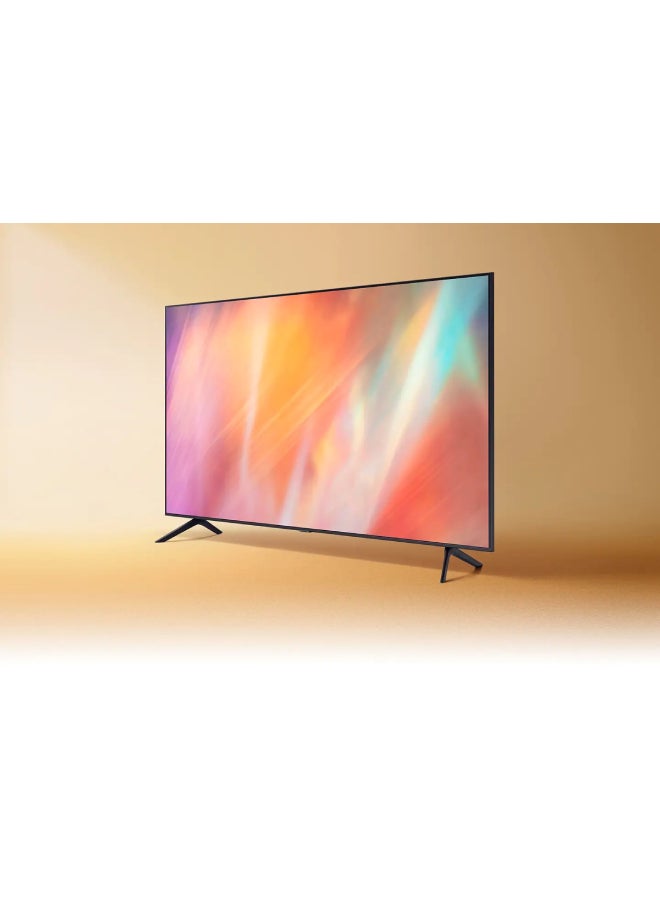 Samsung - 75 Inch 4K Crystal UHD Smart LED TV With Built-In Receiver (2021) 75AU7000 Titan Grey - Image 1
