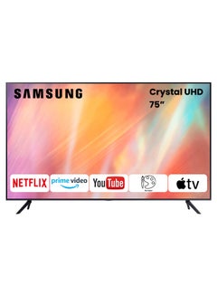 75 Inch 4K Crystal UHD Smart LED TV With Built-In Receiver (2021) 75AU7000 Titan Grey