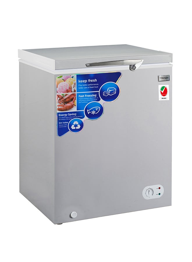 Bompani Chest Freezer - Single Door, Manual Defrost, Plastic Coated, 4-Star Rating, R600A Refrigerant, 10Kg/24H Freezing Capacity. Adjustable Thermostat, Inside Condenser, Includes Wire Basket, 2 Feet + Wheels 295 L 0 W BOCF350 White  - Image 2