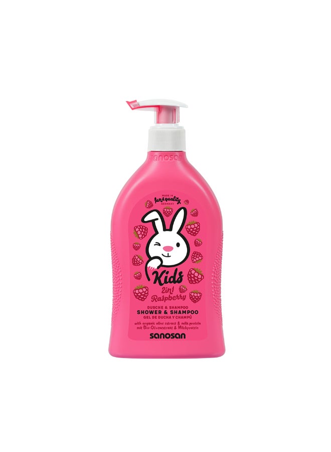 sanosan Kids 2in1 Raspberry Shampoo & Shower Gel (SLS Free) 400ml
