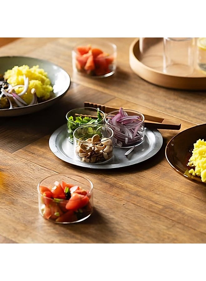 Borosil New Large Glass Bowl Set(180 Ml) Set Of 6 Clear 180ml - Image 4