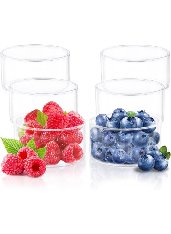 Borosil New Large Glass Bowl Set(180 Ml) Set Of 6 Clear 180ml - Image 1