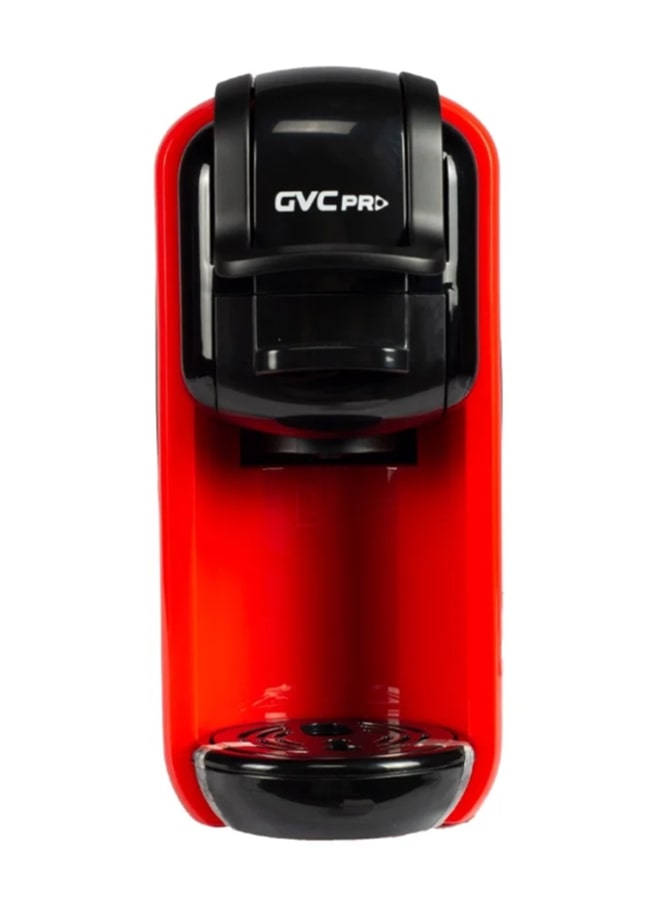 gvc pro - 3-In-1 Capsules Coffee Maker 0.6 L 1450 W GVCM-1901 Black/Red - Image 1