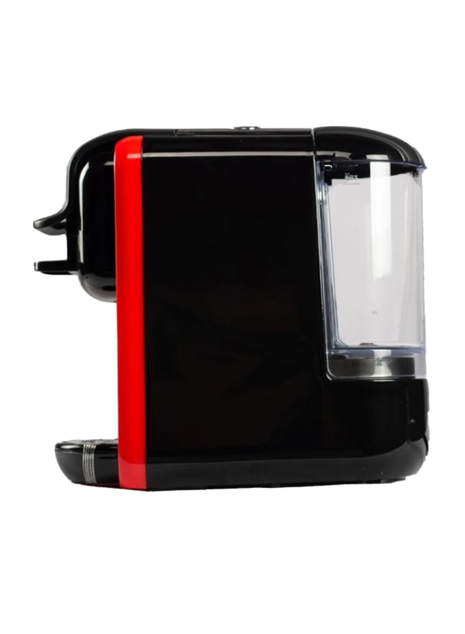gvc pro - 3-In-1 Capsules Coffee Maker 0.6 L 1450 W GVCM-1901 Black/Red - Image 1