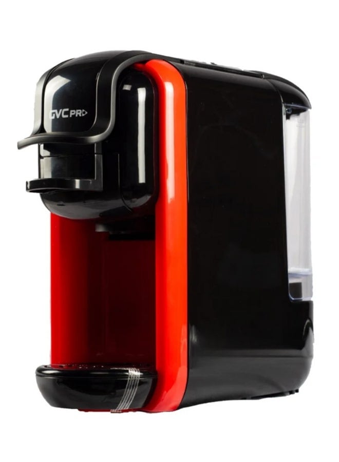 gvc pro - 3-In-1 Capsules Coffee Maker 0.6 L 1450 W GVCM-1901 Black/Red - Image 1