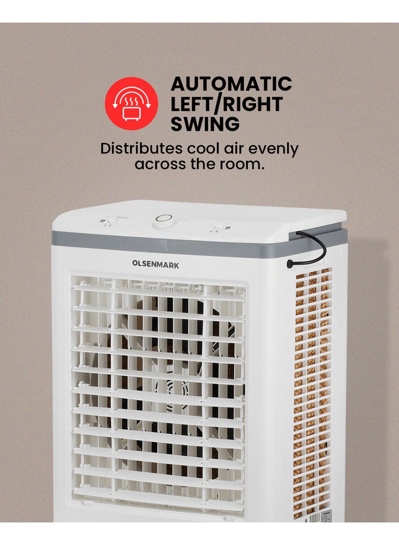 أولسنمارك محمول وخفيف الوزن و3 سرعات رياح، أوضاع محمولة مع مبرد هواء بعجلات OMAC1815 - Image 5