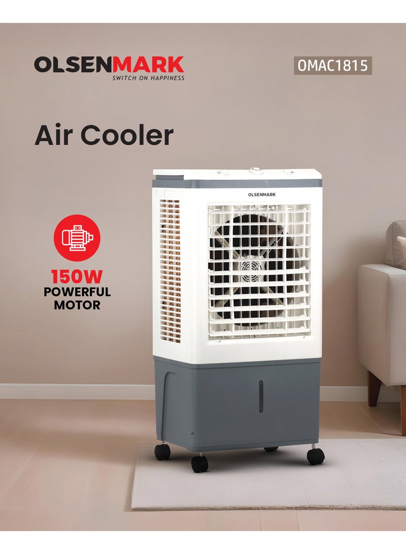 أولسنمارك محمول وخفيف الوزن و3 سرعات رياح، أوضاع محمولة مع مبرد هواء بعجلات OMAC1815 - Image 1