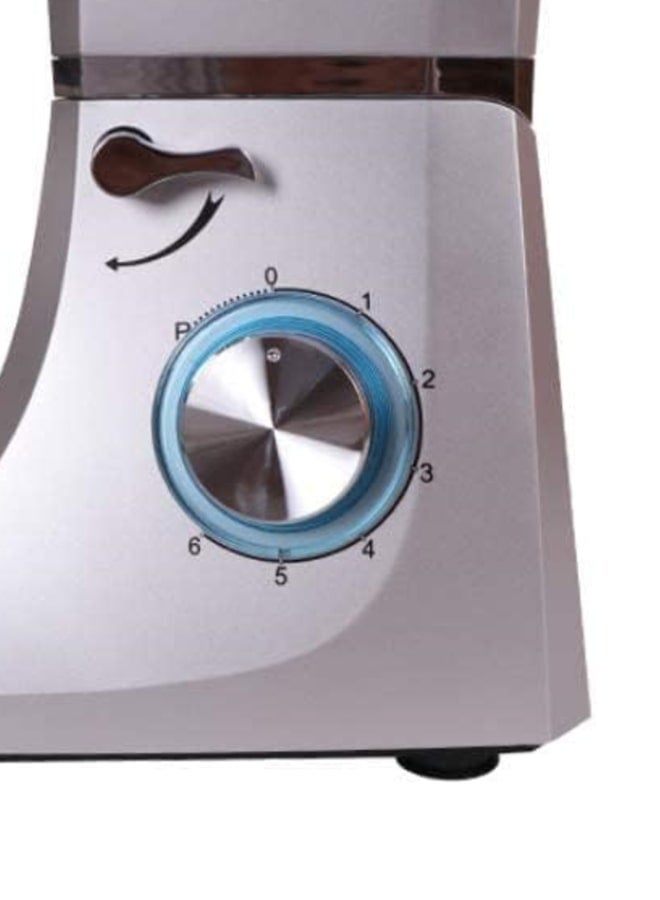 جي في سي برو - خلاط قائم متعدد الوظائف 3 في 1 7.5 L 1100 W GVMX-1800RD-SL فضي / أحمر - Image 1