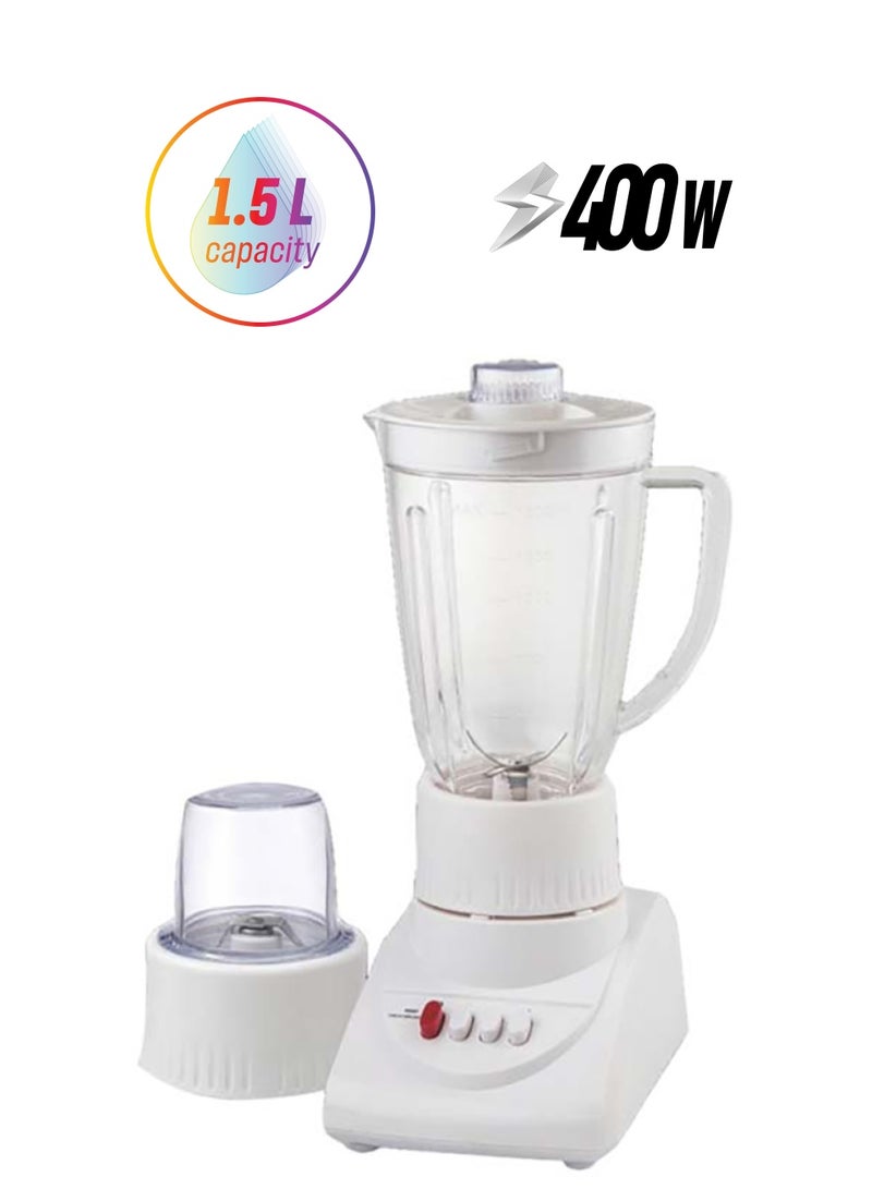 gvc pro - 2-In-1 Blender 1.5L 400W 1.5 L 400 W GVCB-440 White - Image 1
