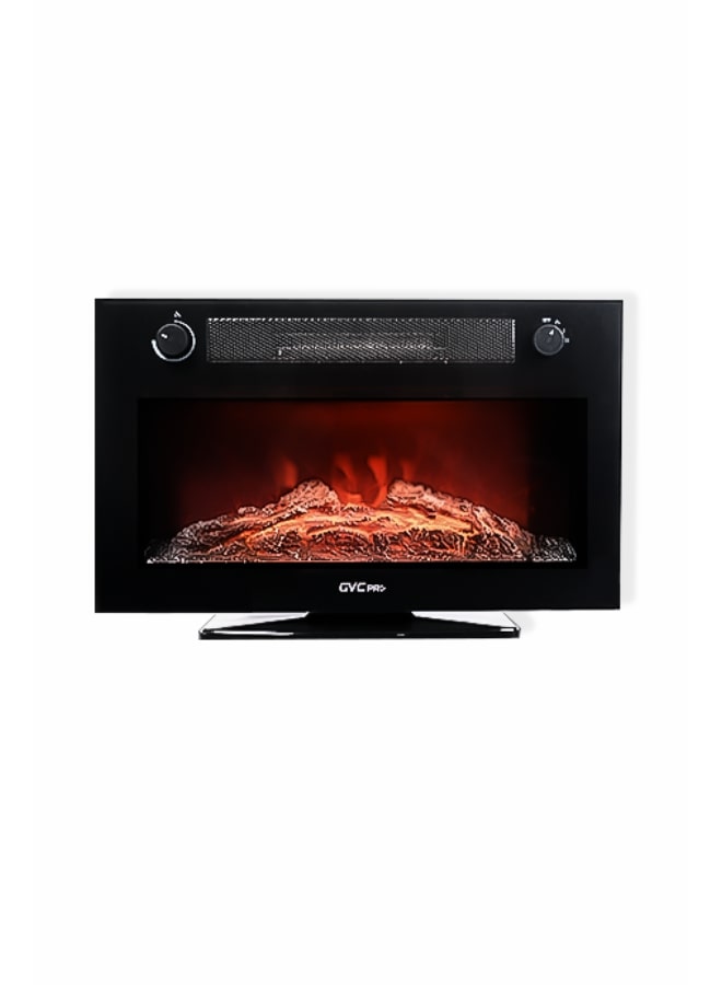 جي في سي برو دفاية ديكور على شكل شاشة ,1800 واط , مع ريموت تحكم - GVCHT-204B 1800 W GVCHT-204 أسود - Image 1