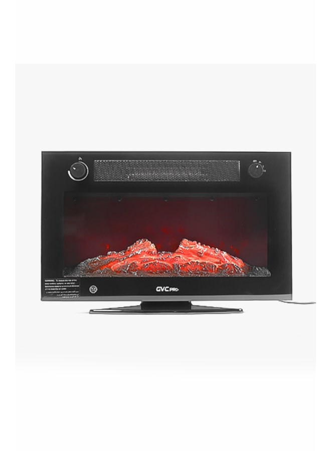 جي في سي برو دفاية ديكور على شكل شاشة ,1800 واط , مع ريموت تحكم - GVCHT-204B 1800 W GVCHT-204 أسود - Image 4