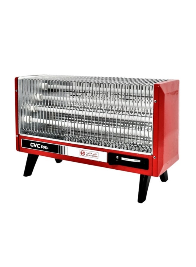 gvc pro Electric Heater, Traditional Design, 2400 W GVHT-2000S Red - Image 2