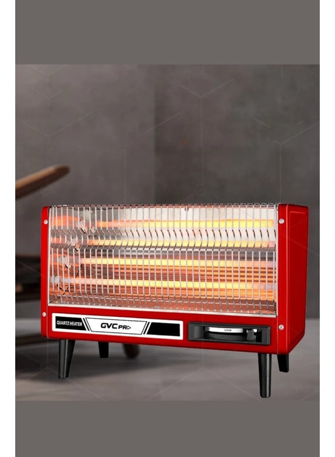 gvc pro Electric Heater, Traditional Design, 2400 W GVHT-2000S Red - Image 5