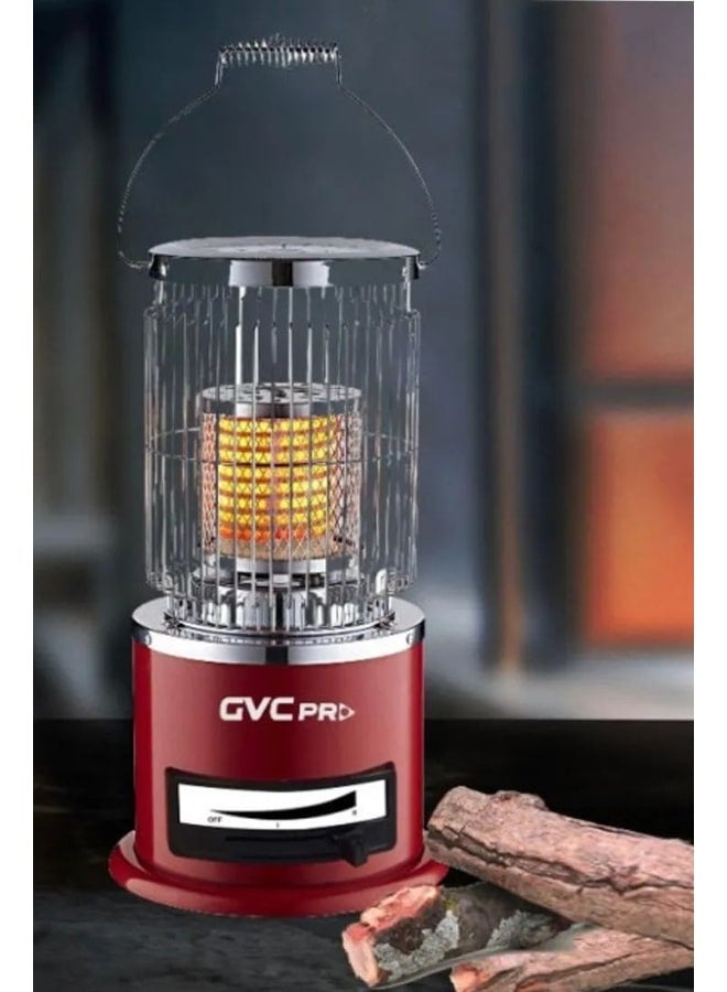 gvc pro Electric Heater, 2 Heating Power Options, 1800 W GVCHT-2000 Red  - Image 4