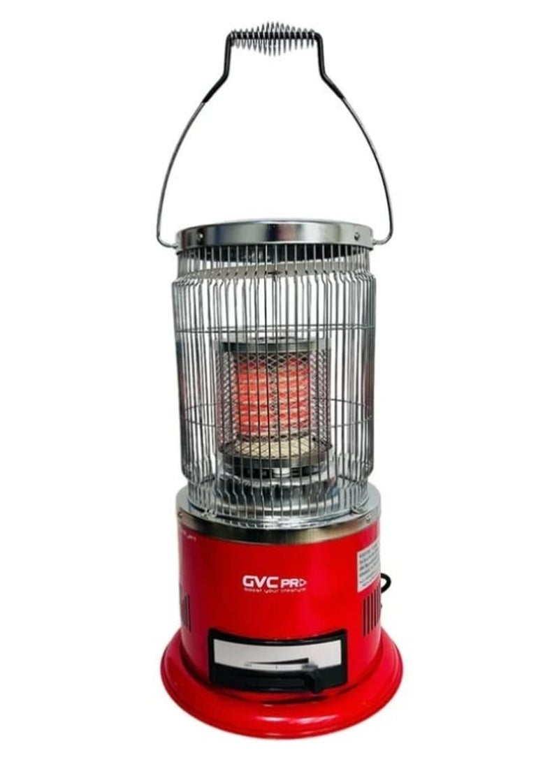gvc pro Electric Heater, 2 Heating Power Options, 2000 W GVCHT-2000 Red - Image 1