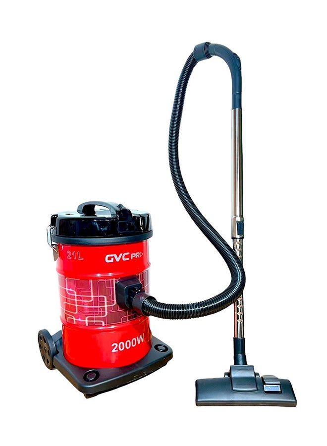 gvc pro - Canister Vacuum Cleaner 21L 2000W 21 L 2000 W GVC-2000 Red - Image 1