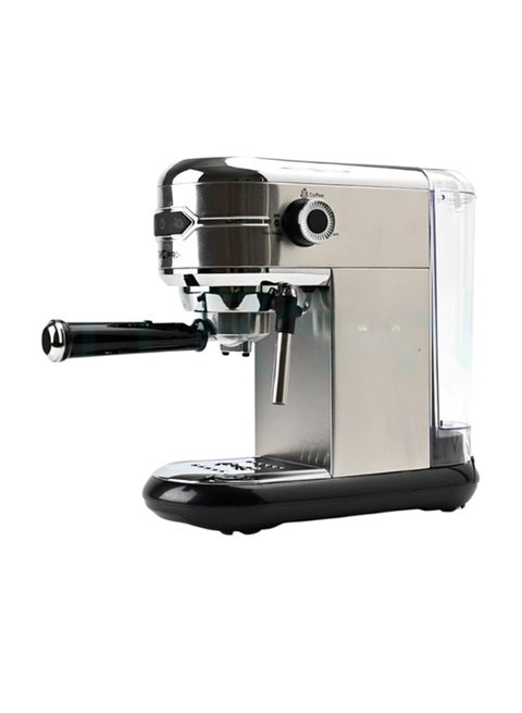 صانعة الاسبريسو من جي في سي برو , 1 لتر , 1450 واط , مع خاصية تسخين الحليب 1 L 1450 W GVCM-1907 فضي