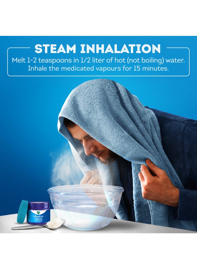 Vicks VapoRub, 2-in-1 Relief from Cough And Nasal Congestion 50grams - Image 4