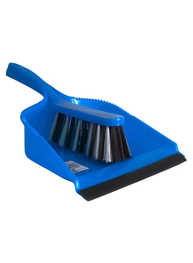 Feelings Dust Pan with Brush Blue 32X22x10cm  - Image 1