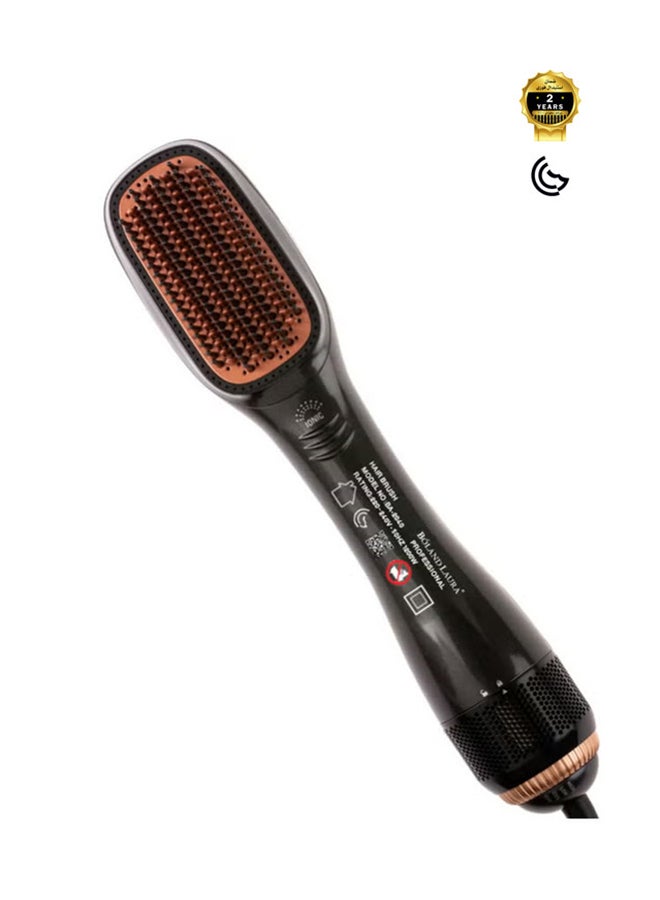 بولاند لورا فرشاة 2*1 لتصفيف وتجفيف الشعر الاحترافية من بولاند لورا 1200 وات أسود - Image 1