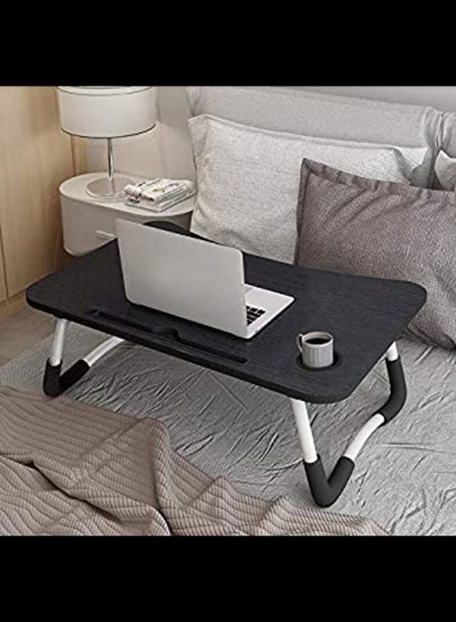 طاولة لاب توب قابلة للطي وسرير متعدد الألوان متعدد الألوان (40.5 x 60 x 5.5 )سم