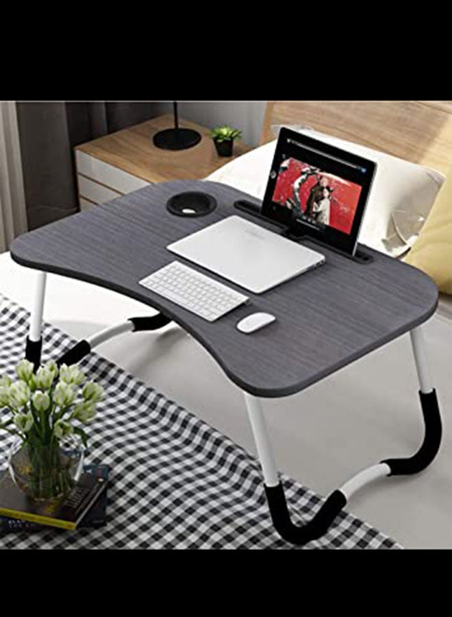 طاولة لاب توب قابلة للطي وسرير متعدد الألوان متعدد الألوان (40.5 x 60 x 5.5 )سم