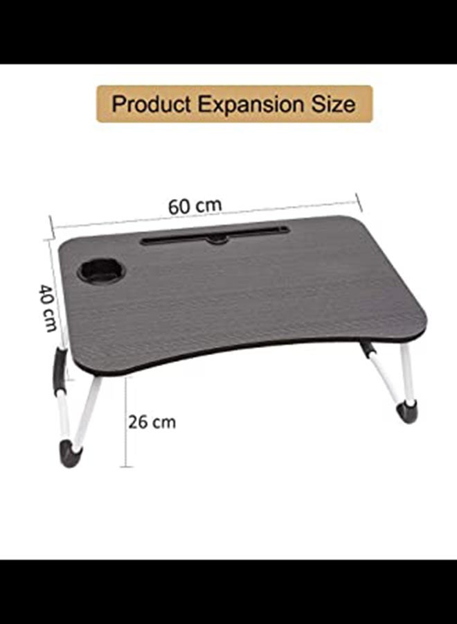 MODERN HOME Folding Bed Laptop Table Multicolour 60x40cm - Image 4