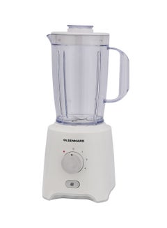 Olsenmark 3 in 1 Blender, Multifunctional Blender-Stainless Steel Blades, Adjustable Speed Control with Pulse 1.6 L 550 W OMSB2402J Beige/Clear  - Image 3
