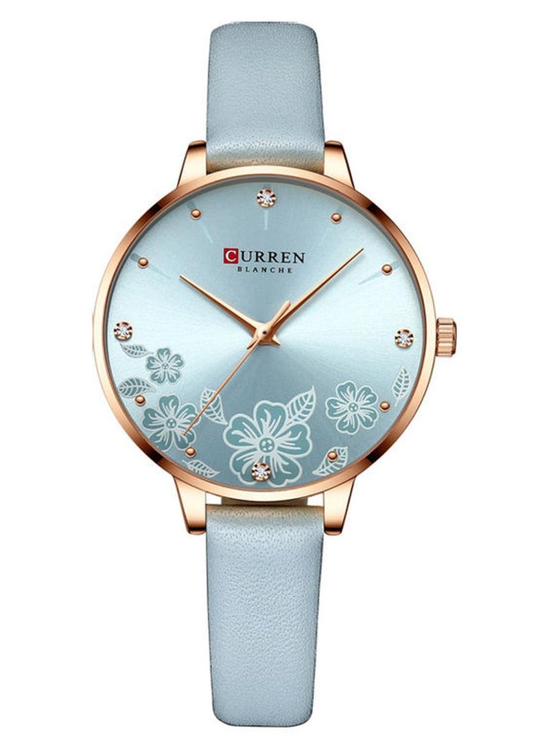 كارين ساعة يد - 35 مم - أزرق للنساء - Image 1