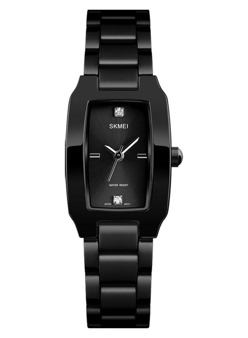 سكمي ساعة كوارتز - مقاس 33 مم - لون أسود للنساء - Image 1