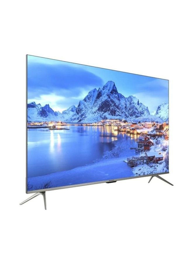 SHARP 50 Inch 4K Smart Frameless LED TV with Built-in Receiver, Android 10 OS, Dolby Atmos & Dolby Vision, Preloaded Apps (Netflix, YouTube, Shahid VIP, Prime Video), 32GB Internal Memory – 4T-C50DL6EX Black - Image 1