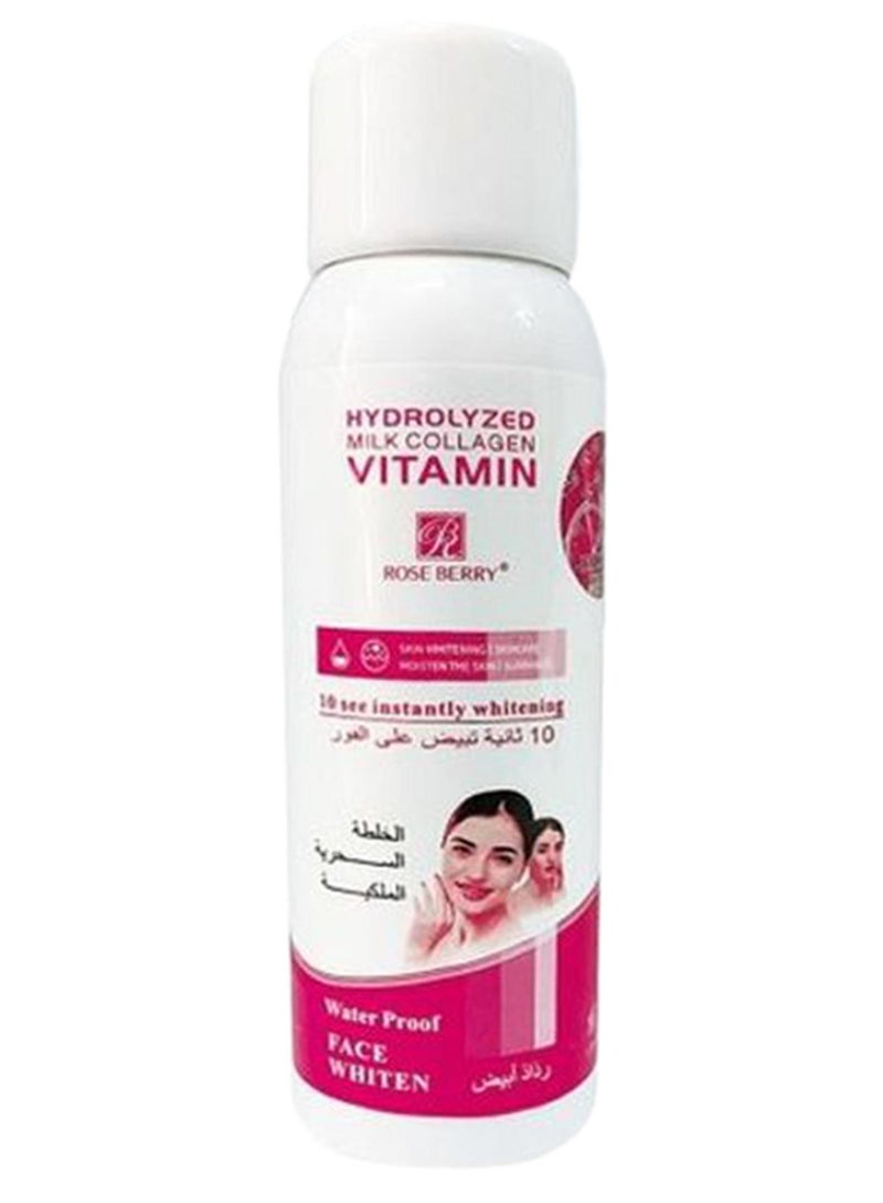 روز بيري رذاذ تفتيح الحليب المتحلل بالفيتامين والكولاجين أبيض 150ملليلتر - Image 1