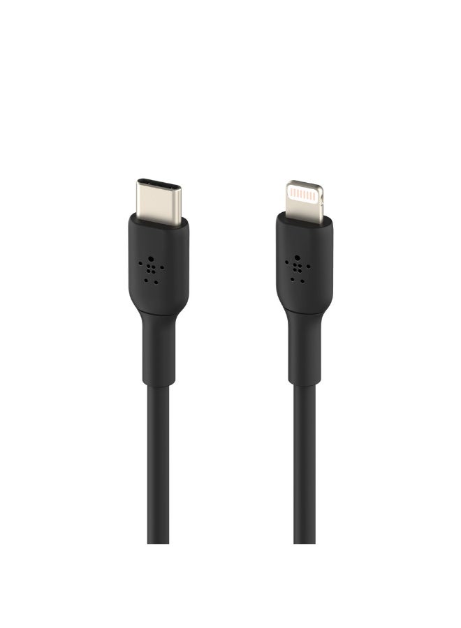 بيلكين كابل USB-C إلى لايتنينج (كابل شحن سريع لأجهزة آيفون 14 و13 و12 أو الإصدارات الأقدم) كابل بوست شارج معتمد من MFi بطول 1 متر أسود - Image 4