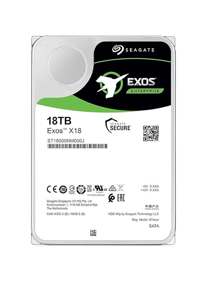 سيجيت 18TB Exos X18 7200 RPM SATA- ST18000NM000J 18 TB - Image 4