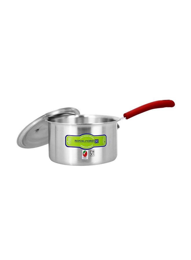 Aluminium Saucepan With Handle Red Smallcm - Image 1