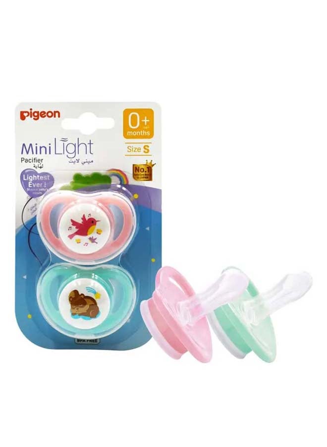 pigeon - Minilight Pacifier Twin Assorted - Image 1