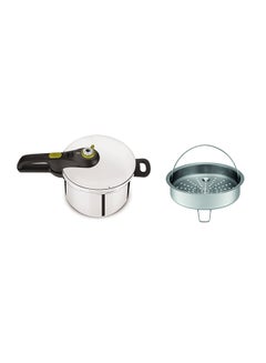 Tefal TEFAL Pressure Cooker | Secure 5 Neo 6 L Presure Cooker | 5-security systems | 2 cooking levels | Stainless Steel | 2 Years Warranty | P2530752 6Liters  - Image 5