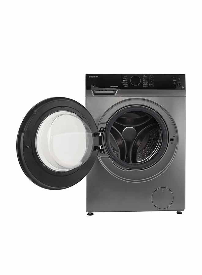 Toshiba - Front Load Washing Machine - 7 kg - 2000 W TWD-BJ110M4BB(SK) Silver - Image 1