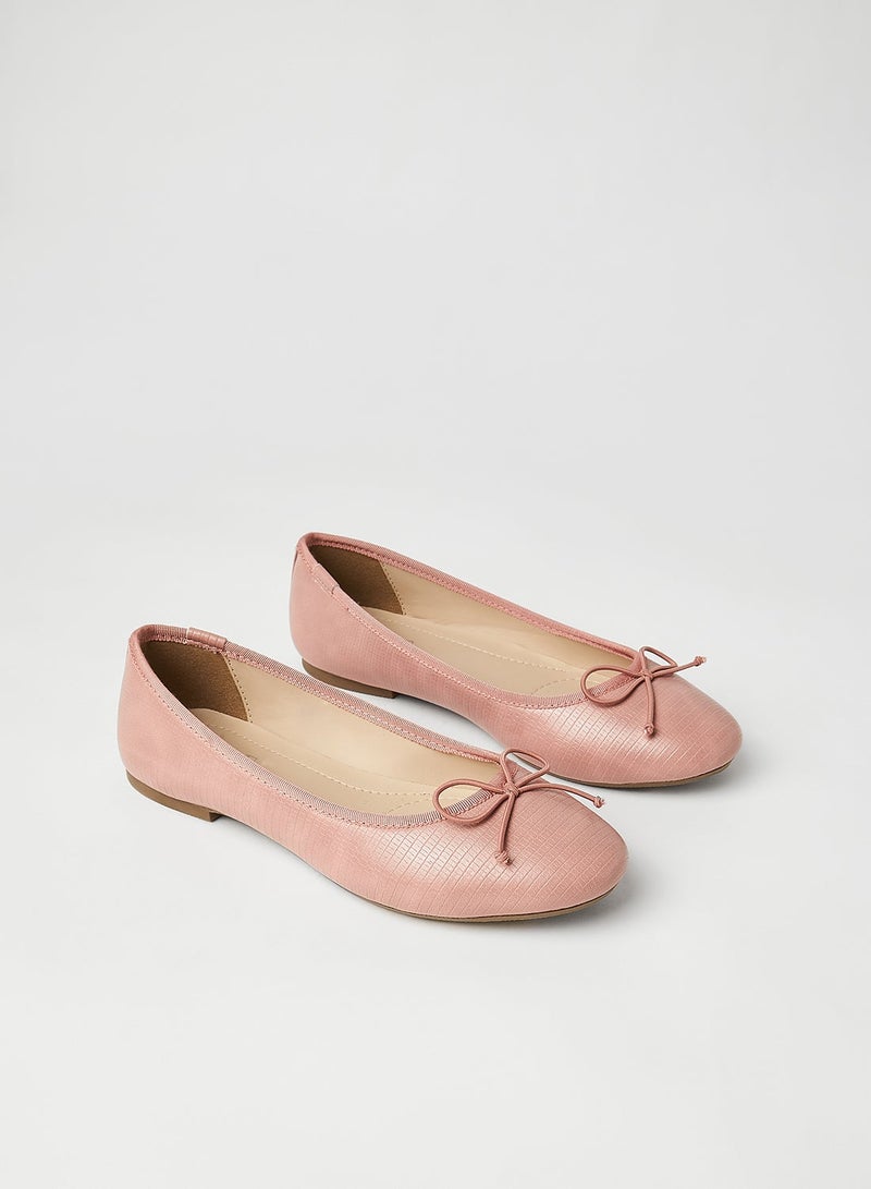 Mode By Red Tape - Flat Slip On Ballerina Pink - Image 1