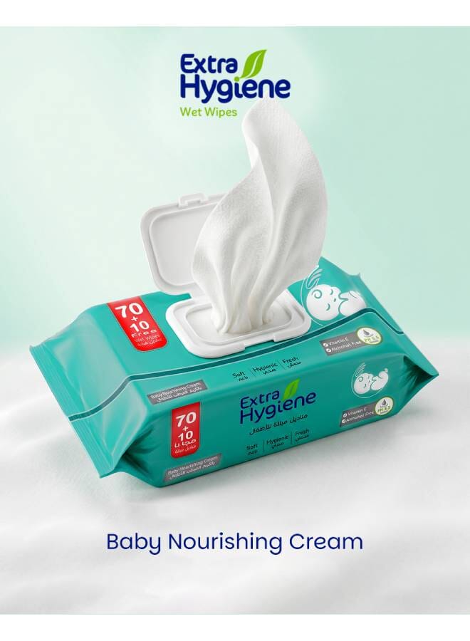 Hygiene 80-Piece Extra Baby Wet Wipes - Image 2