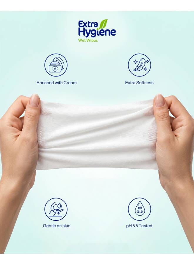 Hygiene 80-Piece Extra Baby Wet Wipes - Image 3